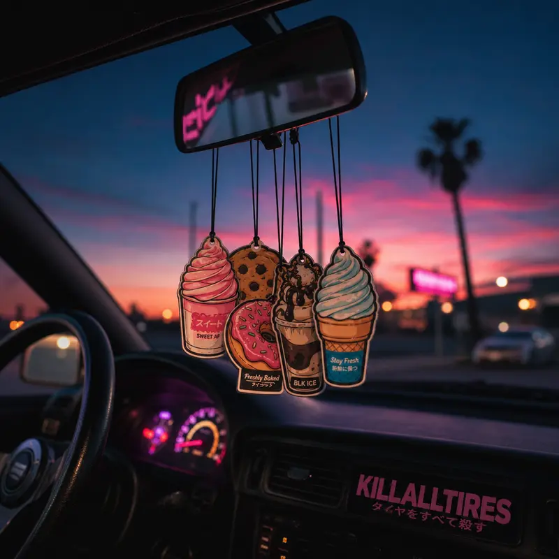 Air fresheners in car